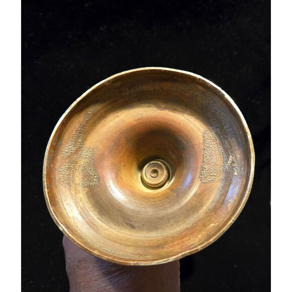 Antique Gardon Macon Brass Whale Oil Lamp Adjustable Wick & Engraved Marking - Picture 6 of 10